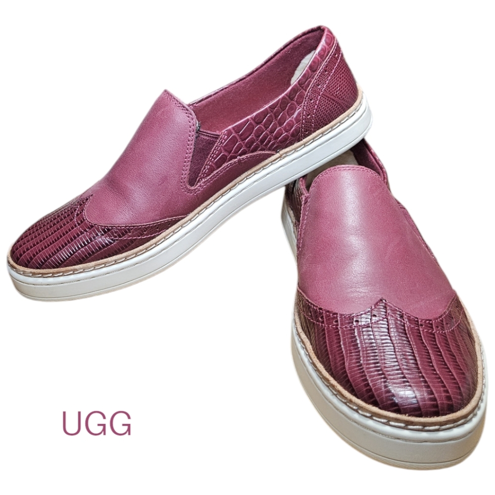 UGG Hadria Croco Slip On Loafer